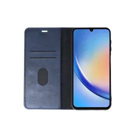 Newface Samsung Galaxy A24 4G Kılıf Trend S Plus Kapaklı Kılıf - Lacivert