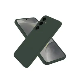 Newface Samsung Galaxy A36 Kılıf First Silikon - Koyu Yeşil