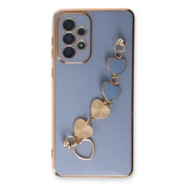 Newface Samsung Galaxy A53 5G Kılıf Esila Silikon - Gri