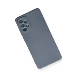 Newface Samsung Galaxy A72 Kılıf Nano Içi Kadife Silikon - Gri