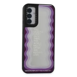 Newface Samsung Galaxy M14 5G Kılıf Mirror Desenli Kapak - Mirror - 5