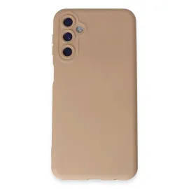 Newface Samsung Galaxy M34 5G Kılıf Nano Içi Kadife Silikon - Pudra