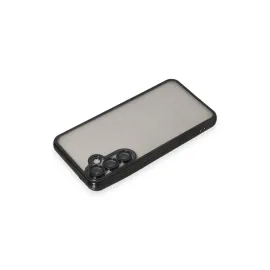 Newface Samsung Galaxy S23 Fe Kılıf Razer Lensli Silikon - Siyah