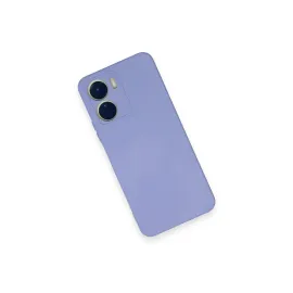 Newface Vivo Y16 Kılıf Nano Içi Kadife Silikon - Lila