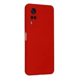 Newface Vivo Y53S Kılıf Nano Içi Kadife Silikon - Kırmızı