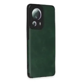 Newface Xiaomi Mi 13 Lite Kılıf Loop Deri Silikon - Yeşil