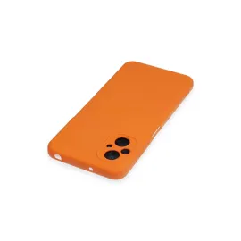 Newface Xiaomi Poco M5 Kılıf Nano Içi Kadife Silikon - Turuncu