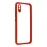 Newface Xiaomi Redmi 9A Kılıf Miami Şeffaf Silikon - Kırmızı