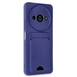 Newface Xiaomi Redmi A3 4G Kılıf Kelvin Kartvizitli Silikon - Lacivert