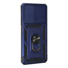 Newface Xiaomi Redmi Note 11 Pro Kılıf Pars Lens Yüzüklü Silikon - Lacivert