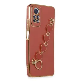 Newface Xiaomi Redmi Note 12 Pro 4G Kılıf Esila Silikon - Kırmızı