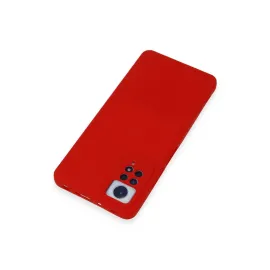 Newface Xiaomi Redmi Note 12 Pro 4G Kılıf Nano Içi Kadife Silikon - Kırmızı