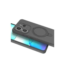 Newface Xiaomi Redmi Note 14 4G Regal Magsafe Standlı Kapak - Titan Gri