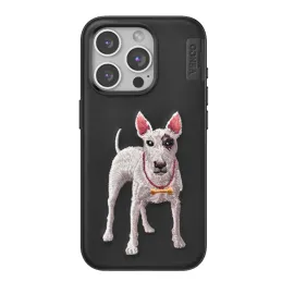 Venco Iphone 15 Pro Perma Desenli Kapak - Siyah