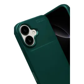 Newface Apple Iphone 17 Auto Focus Karbon Kapak - Koyu Yeşil