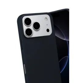 Newface Apple Iphone 17 Pro Max Nano Içi Kadife Silikon - Siyah