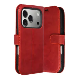 Newface Apple Iphone 17 Pro Max Trend S Plus Kapaklı Kılıf - Kırmızı