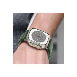 Newface Apple Watch 42mm Mountain Kordon - Siyah-Yeşil