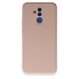 Newface Huawei Mate 20 Lite Kılıf Nano Içi Kadife Silikon - Pudra