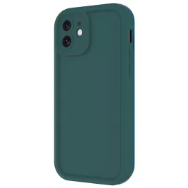 Newface Iphone 11 Kılıf Viera Silikon - Koyu Yeşil