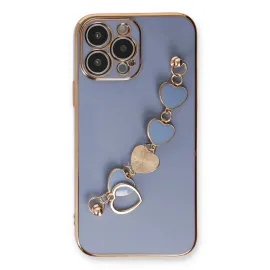 Newface Iphone 13 Pro Kılıf Esila Silikon - Gri