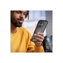 Newface Iphone 16 Kılıf Elegant Kapak - Siyah
