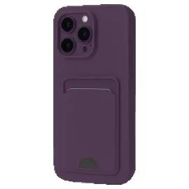 Newface Iphone 16 Plus Kılıf Kelvin Kartvizitli Silikon - Derin Mor