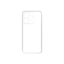 Newface Realme C53 Kılıf Lüx Şeffaf Silikon