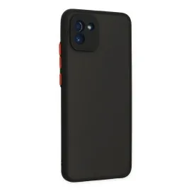 Newface Samsung Galaxy A03 Kılıf Montreal Silikon Kapak - Siyah