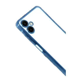 Newface Samsung Galaxy A07 4G Razer Lensli Silikon - Açık Mavi