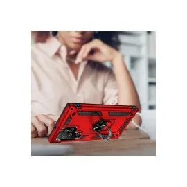 Newface Samsung Galaxy A14 4G Kılıf Sofya Yüzüklü Silikon Kapak - Gold