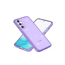 Newface Samsung Galaxy S23 Fe Kılıf Glow Magsafe Kapak - Mor