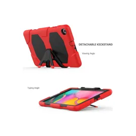 Newface Samsung Galaxy T510 Tab A 10.1 Kılıf Griffin Tablet Kapak - Kırmızı