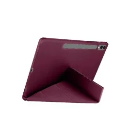 Newface Samsung Galaxy X510 Tab S9 FE 11 Kılıf Kalemlikli Mars Tablet Kılıfı - Mor