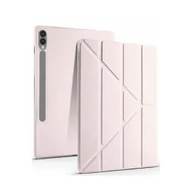 Newface Samsung Galaxy X610 Tab S9 Fe Plus 12.4 Kılıf Kalemlikli Mars Tablet Kılıfı - Rose Gold