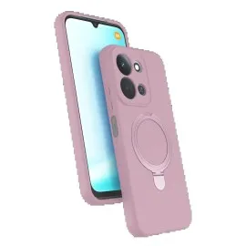 Newface Xiaomi Redmi 15C 4G Regal Magsafe Standlı Kapak - Açık Pembe