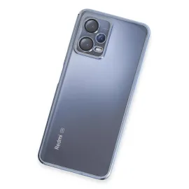 Newface Xiaomi Redmi Note 12 5G Kılıf Razer Lensli Silikon - Açık Mavi
