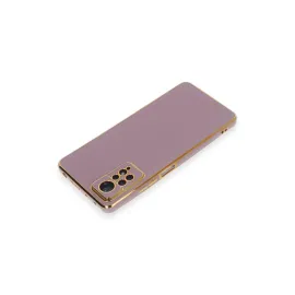 Newface Xiaomi Redmi Note 12 Pro 4G Kılıf Volet Silikon - Mor