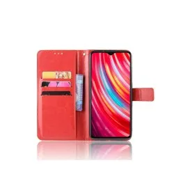 Newface Xiaomi Redmi Note 8 Pro Kılıf Trend S Plus Kapaklı Kılıf - Kırmızı