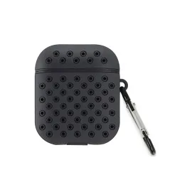 Newface Airpods 2 (2.nesil) Spor Delikli Kılıf - Siyah-Siyah