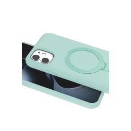 Newface Apple iPhone 11 Regal Magsafe Standlı Kapak - Su Yeşili