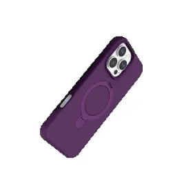 Newface Apple iPhone 16 Pro Max Regal Magsafe Standlı Kapak - Derin Mor