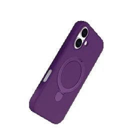 Newface Apple iPhone 17 Regal Magsafe Standlı Kapak - Derin Mor