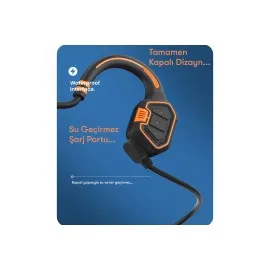 Newface As9 Suya Dayanıklı Bluetooth Kulaklık - Siyah