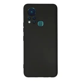 Newface İnfinix Hot 11S Kılıf Nano Içi Kadife Silikon - Siyah