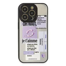 Newface Iphone 12 Pro Max Kılıf Mirror Desenli Kapak - Mirror - 4