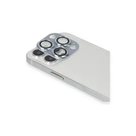 Newface Iphone 13 Pro Max Pers Alüminyum Kamera Lens - Sierra Blue