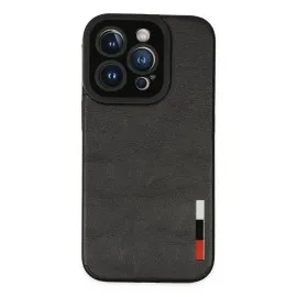 Newface Iphone 14 Pro Kılıf Loop Deri Silikon - Siyah