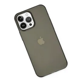 Newface Iphone 14 Pro Kılıf Pc Sert Şeffaf Kapak - Siyah