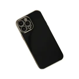 Newface Iphone 14 Pro Kılıf Volet Silikon - Siyah